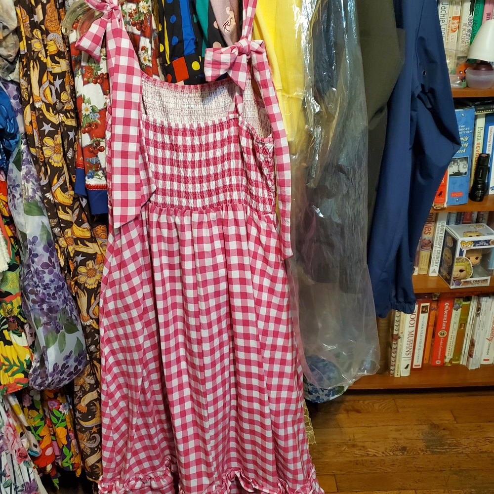 Pink Gingham Dress